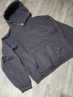 Los Angeles Apparel Hoodie 14oz Dolphin Blue Size M